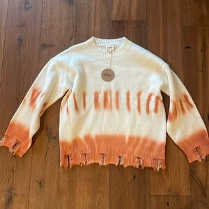 Bibi tie-dye sweater size small. NWT
